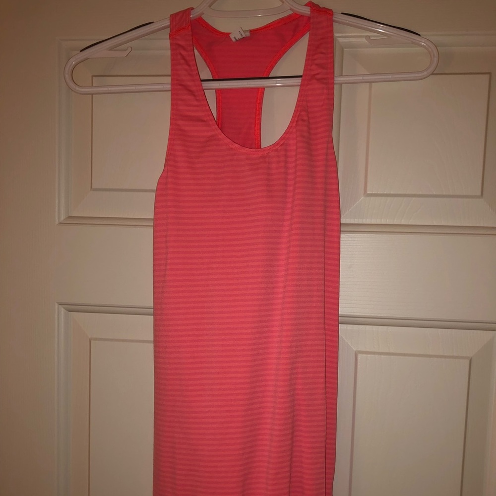 Coral Under Armour Workout Tank